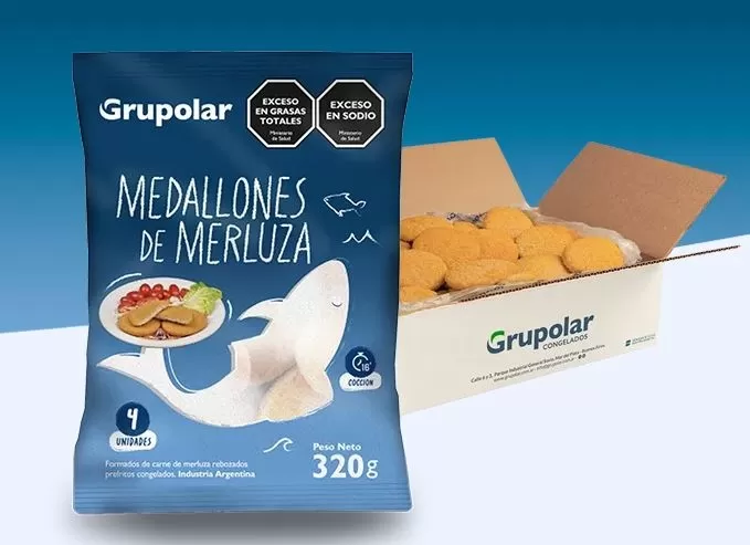 MEDALLONES DE MERLUZA * 6 KG (GRUPOLAR)