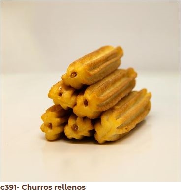 CHURROS RELLENOS * 120 UNIDADES