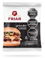 HAMBURGUESA 20*2*110 GRS 100% CARNE (GASTRONOMICA) S/TACC