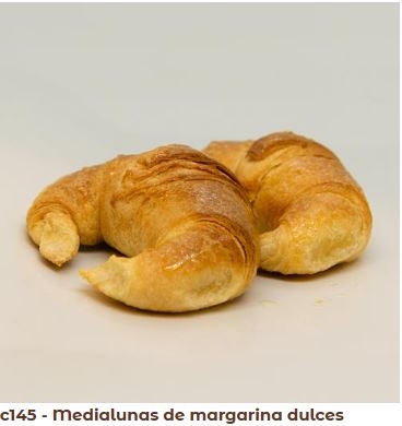 MEDIALUNA DULCE MARGARINA *168 Unidades