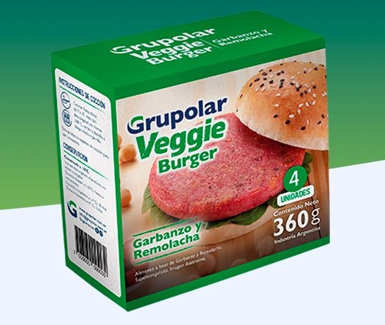 VEGGIE BURGUER * 4 U REMOLACHA Y GARBANZOS