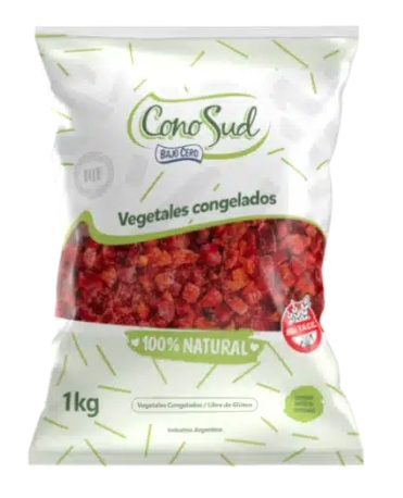 PIMIENTO ROJO EN CUBOS IQF *1 KG