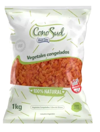 ZANAHORIA EN CUBOS IQF *1 KG