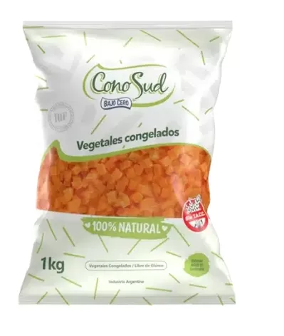 CALABAZA EN CUBOS IQF *1 KG