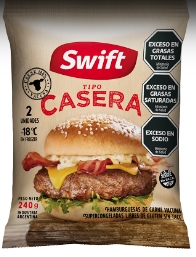 HAMBURGUESA SWIFT TIPO CASERA *24*2 Unidades *240 grs