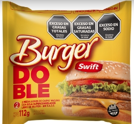 MEDALLON DOBLE BURGER SWIFT *42 Unidades *112 grs.