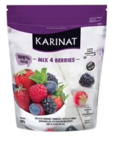 MIX KARINAT 4 BERRIES *400 grs. (Frutillas-Arandanos-Moras-Frambuesas)