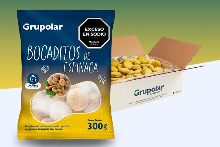 BOCADITOS DE ESPINACA *300 grs (GRUPOLAR)