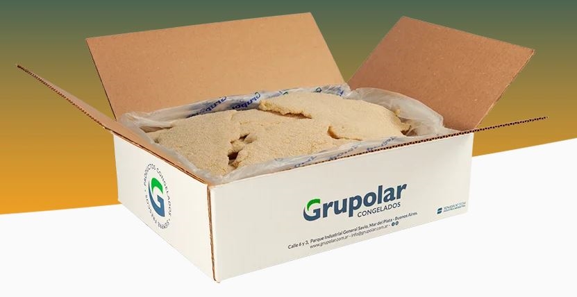 MILANESAS DE PECHUGA DE POLLO REBOZADAS *5KG (GRUPOLAR)