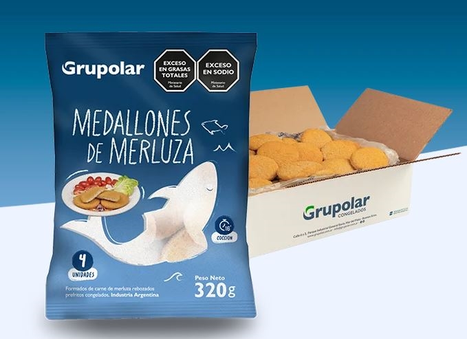 MEDALLON DE MERLUZA *320 grs. (GRUPOLAR)