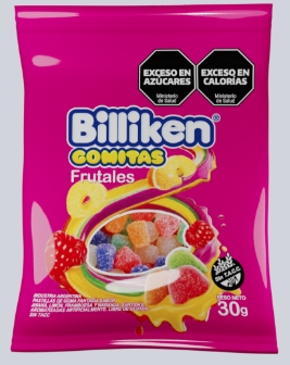 BILLIKEN GOMITA FRUTAL *12 Unidades *30 grs.
