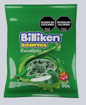 BILLIKEN GOMITAS EUCALIPTO *12 Unidades *30 grs.
