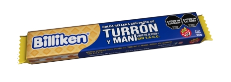 TURRON BILLIKEN SIN TACC *50 Unidades *25 grs.