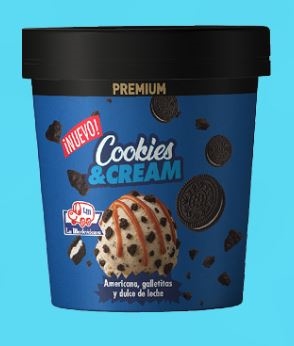 POTE PREMIUM COOKIES AND CREAM  *6 Unidades *500 grs.